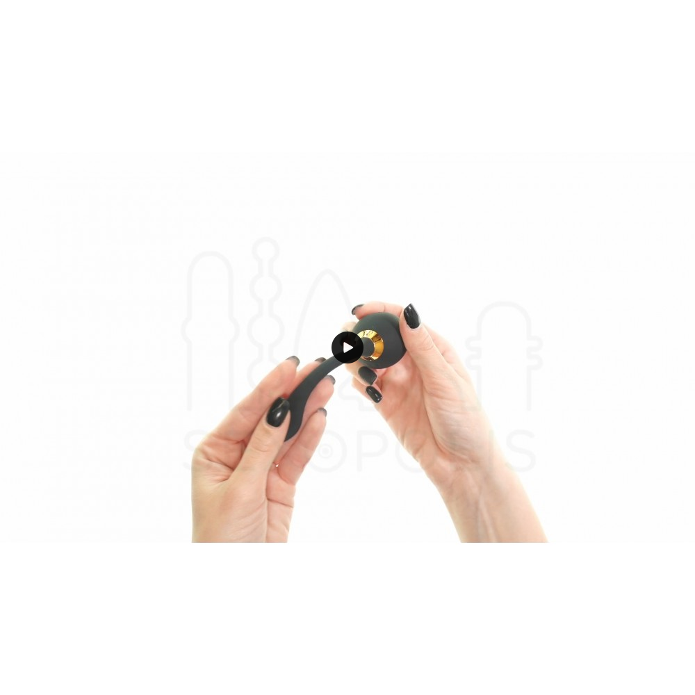 Ασύρματος Δονητής Σιλικόνης με Application Lizzy App Controlled Silicone Bullet Vibrator - Μαύρος | Ασύρματοι Δονητές
