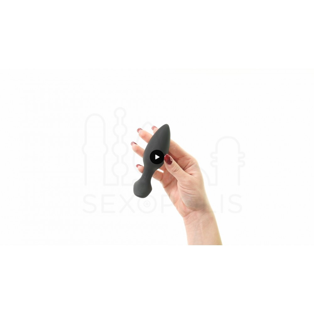 Ασύρματη Πρωκτική Σφήνα με Application Lovense Hush 2 Application Based Butt Plug 3,8 cm - Μαύρη | Ασύρματοι Δονητές