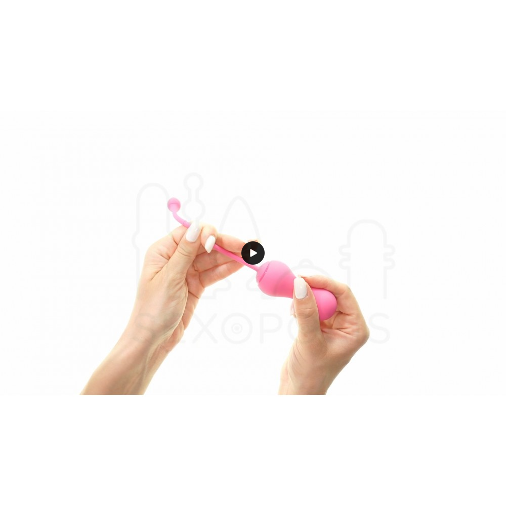 Ασύρματες Κολπικές Μπάλες με Application Mabel Silicone App Controlled Kegel Balls - Ροζ | Ασύρματοι Δονητές