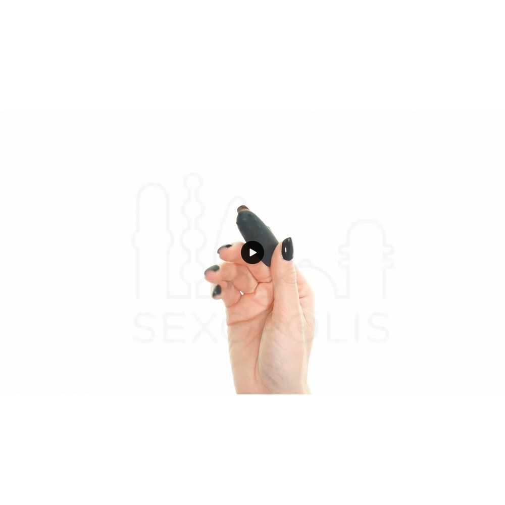 Δονητής Δαχτύλου Σιλικόνης Magic Finger Silicone Rechargeable Vibrator - Γκρι | Δονητές Δαχτύλου