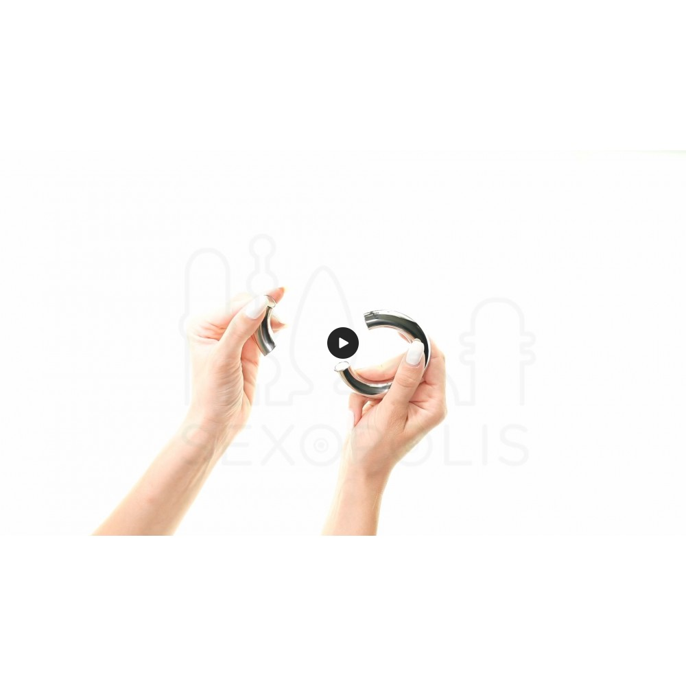 Μαγνητικό Μεταλλικό Ball Stretcher Magnet Round Ball Stretcher 15x45 mm - Ασημί | Ball Stretchers