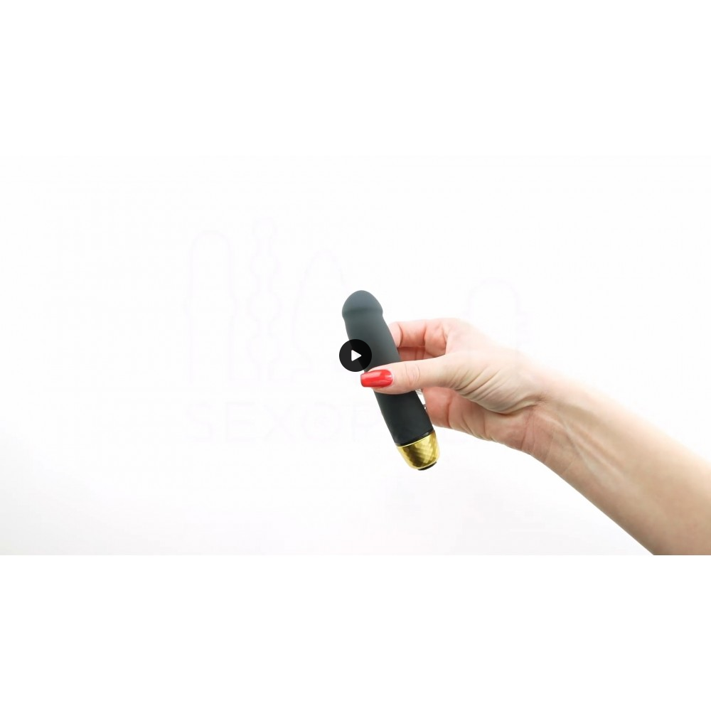 Δονητής Σιλικόνης Mini Must Silicone Classic Vibrator - Μαύρος | Κλασικοί Δονητές