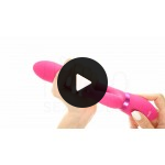 Rabbit Δονητής με Περιστρεφόμενες Χάντρες Nari Vibrating & Rotating Beads Silicone Rabbit Vibrator - Ροζ | Rabbit Δονητές