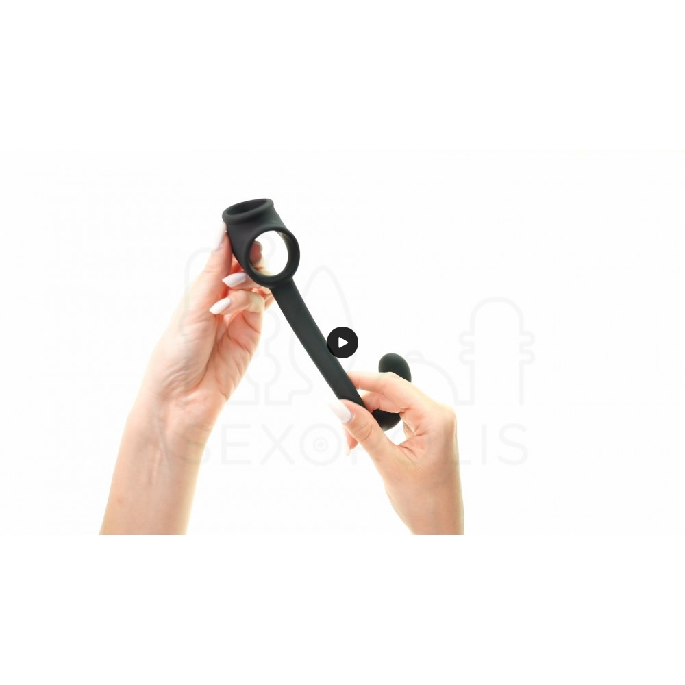 Πρωκτικό Δαχτυλίδι Πέους No. 2 Butt Plug with Cock Ring - Μαύρο | Πρωκτικά Δαχτυλίδια Πέους