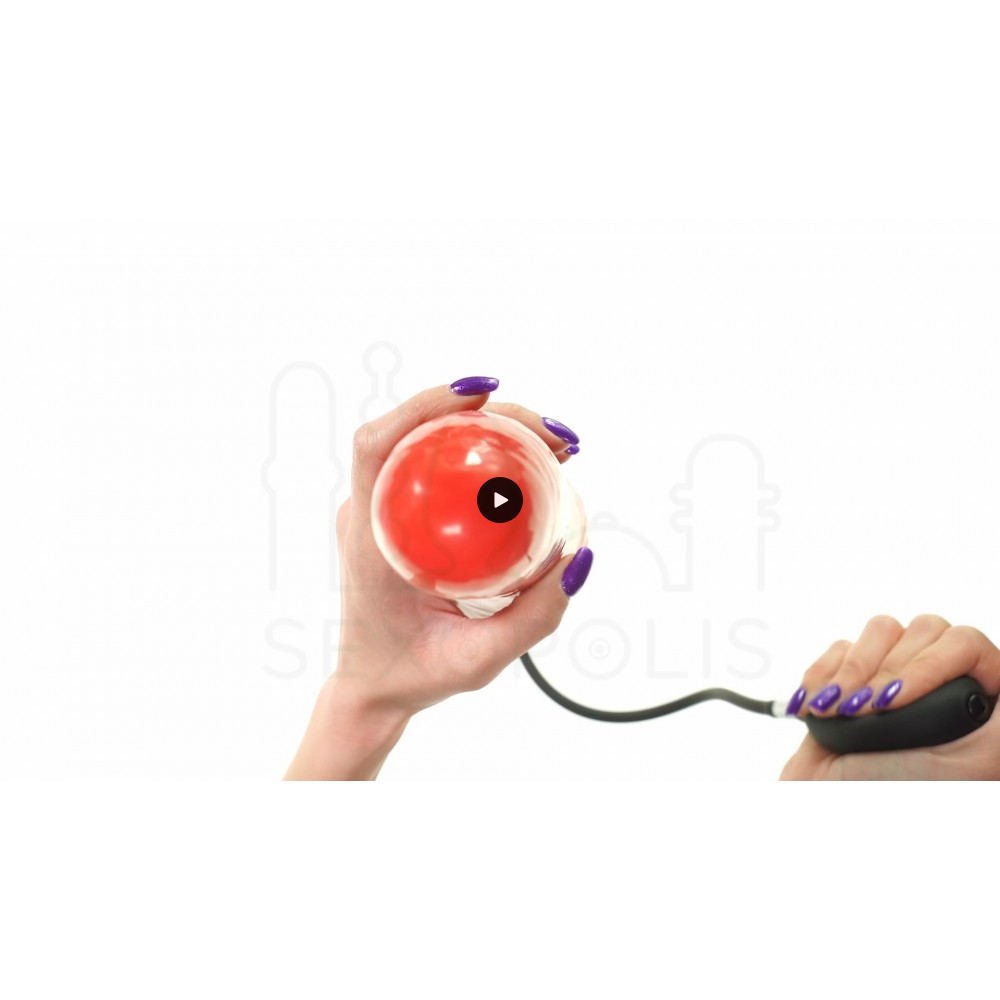 Φουσκωτό Ομοίωμα Πέους Realistic Inflatable Dildo 16 x 4,5 cm - Κόκκινο | Ομοιώματα Πέους
