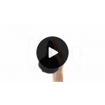 Ασύρματη Πρωκτική Σφήνα με Ουρά Remote Controlled Butt Plug with Tail 6,5 x 3,1 cm - Μαύρη | Ασύρματοι Δονητές