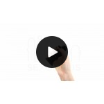 Ασύρματη Γυάλινη Δονούμενη Σφήνα με Βεντούζα & Ραβδώσεις Ribbly Remote Controlled Ribbed Glass Butt Plug with Suction Cup - Μαύρη | Γυάλινα Dildo