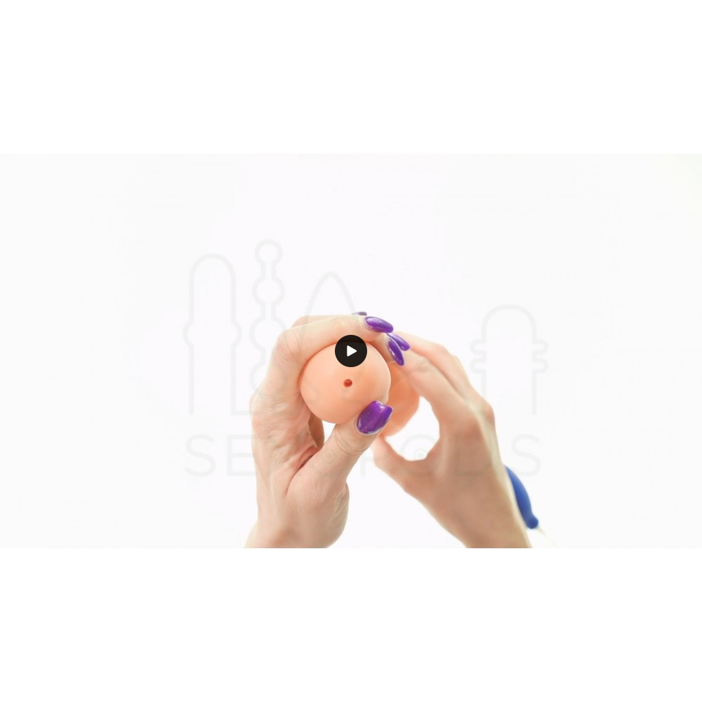 Ομοίωμα Πέους με Βεντούζα & Όρχεις που Εκσπερματώνει Roby Realistic Ejaculating Dildo with Balls & Suction Cup - Φυσικό Χρώμα | Ομοιώματα Πέους