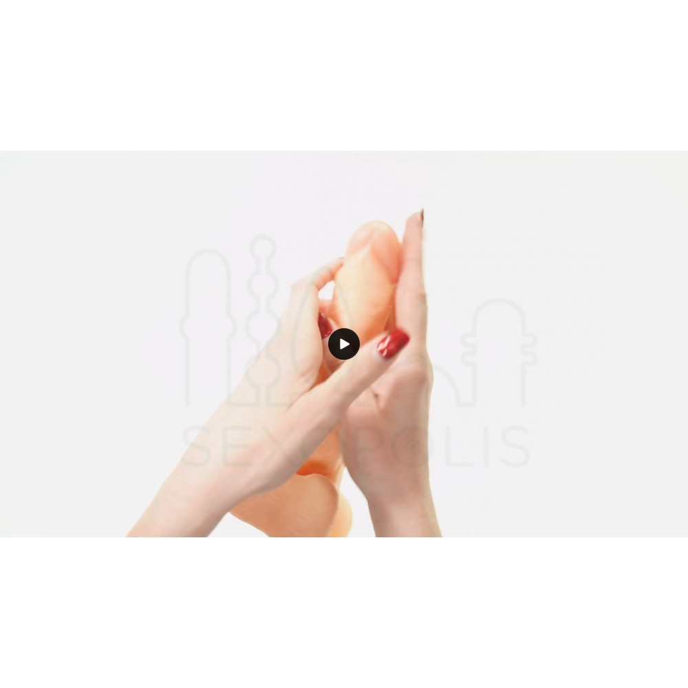 Ομοίωμα Πέους με Όρχεις & Βεντούζα Ruben Realistic Dildo with Balls & Suction Cup 21 cm - Φυσικό Χρώμα | Ομοιώματα Πέους