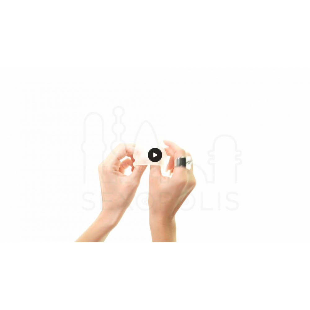 Δαχτυλίδι Πέους & Όρχεων Sono No. 48 Cock Ring with Ball Strap - Διάφανο | Δαχτυλίδια Πέους
