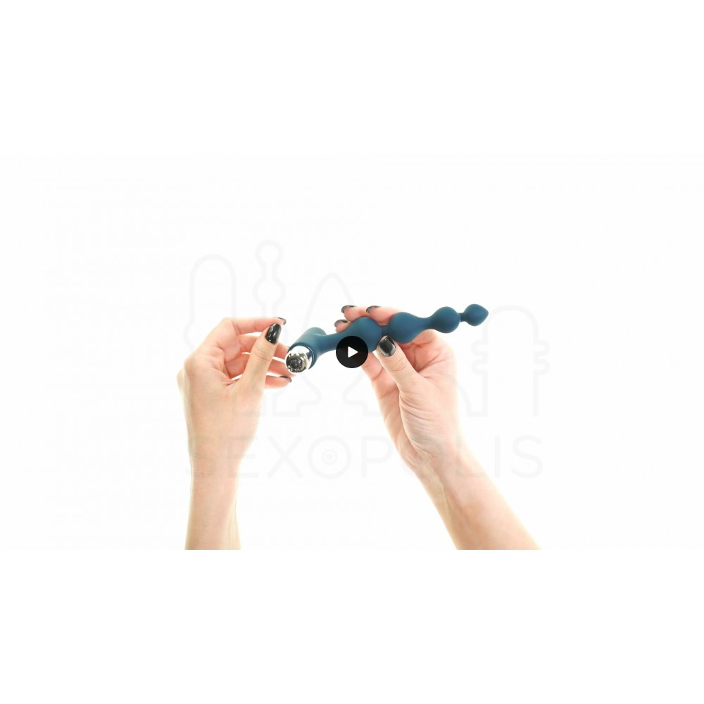 Πρωκτικές Χάντρες με Δόνηση Spice it Up Excellence Silicone Vibrating Anal Beads - Πράσινο | Πρωκτικές Χάντρες & Μπίλιες