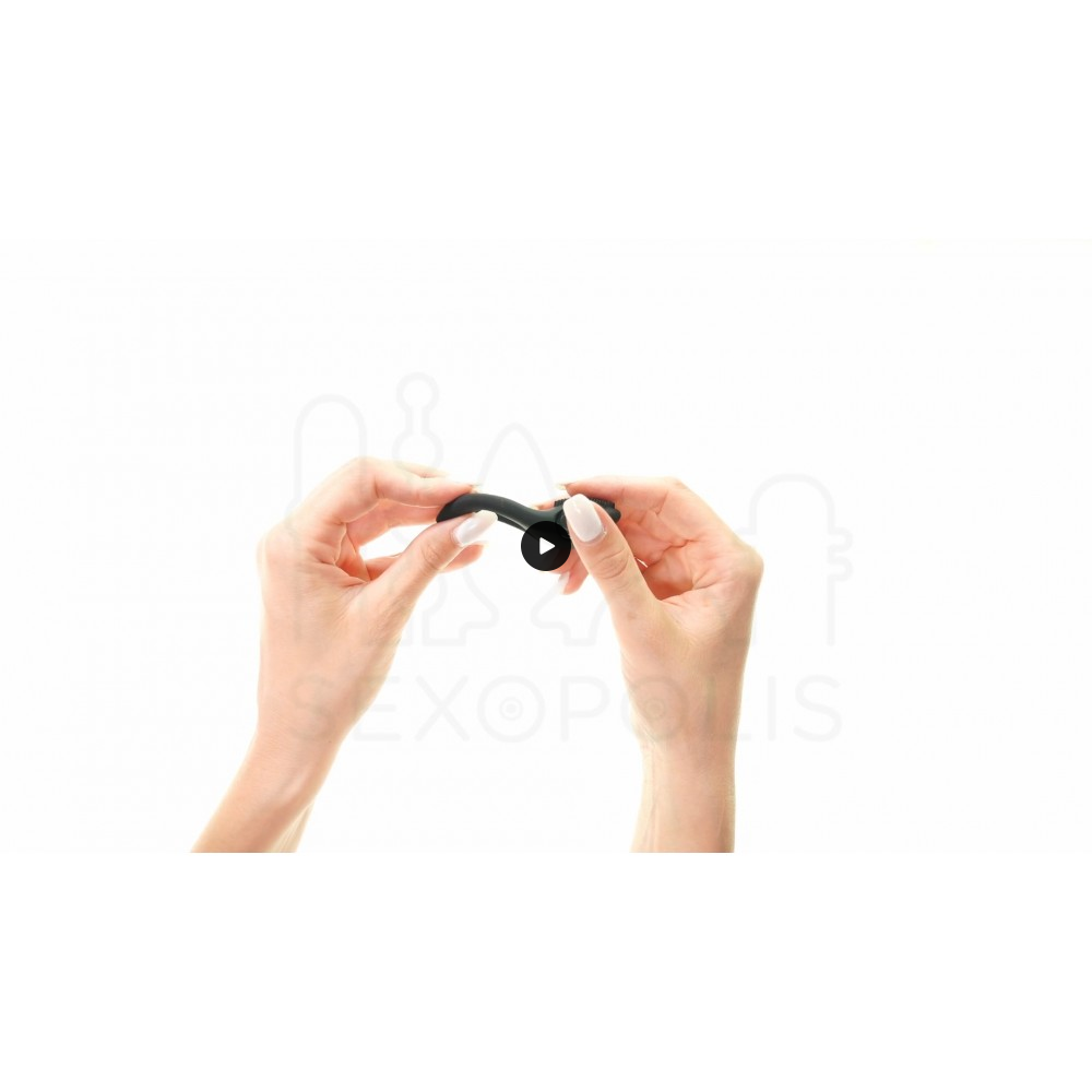 Δονούμενο Δαχτυλίδι Πέους Σιλικόνης Sunset Silicone Vibrating Cock Ring - Μαύρο | Δονούμενα Δαχτυλίδια Πέους