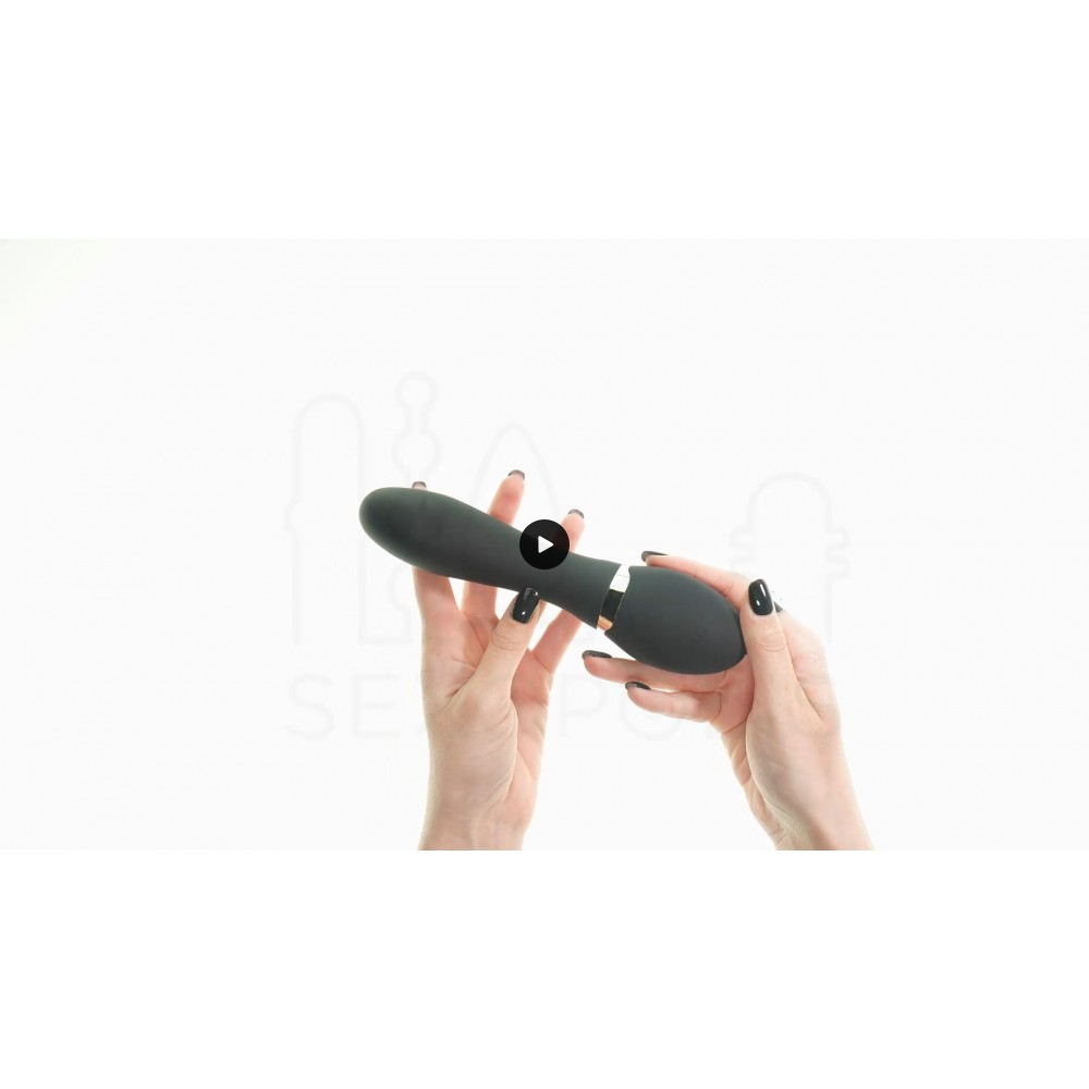 Ευλύγιστος Premium Δονητής Σιλικόνης Tender Spot Flexible Silicone G-Spot Vibrator - Μαύρος | Δονητές Σημείου G