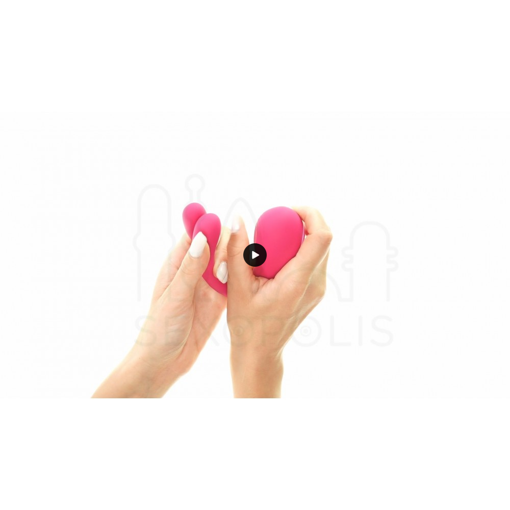 Τριπλός Κλειτοριδικός Δονητής Σημείου G Yoko Triple Action Clitoral G-Spot Pulse Silicone Stimulator - Ροζ | Κλειτοριδικοί Δονητές