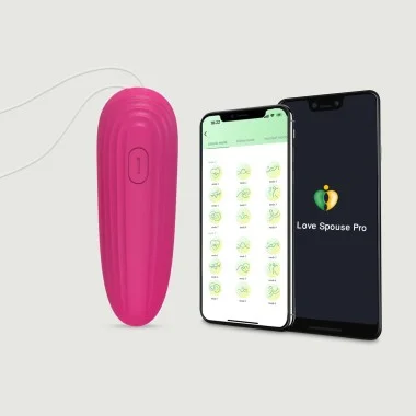 Sexopolis Lulu App Based Silicone Bullet Vibrator - Pink