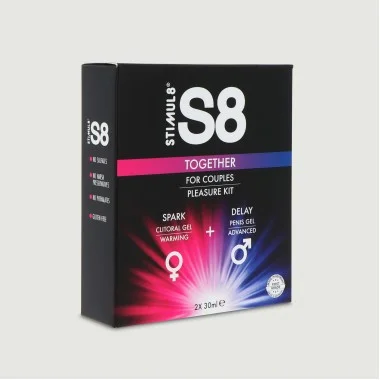 S8 Together Stimulating & Delay Kit For Couples