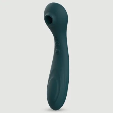 Gemini Premium Clitoral Suction Stimulator & Vibrator 2 in 1 - Green