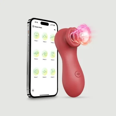 The Ultimate Sucker Clitoral Suction Stimulator With Application Control - Red