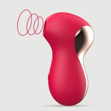 Naughty Penguin Silicone Suction Stimulator - Red