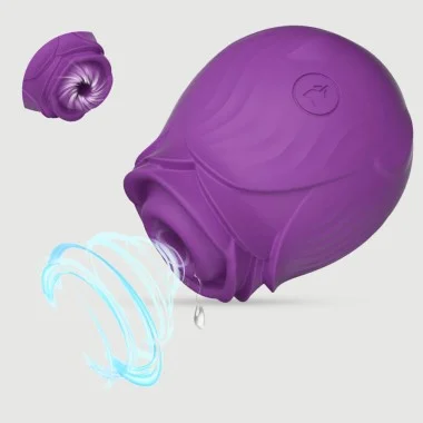 Sexopolis Rose Collection Joba Rose Clitoral Suction Stimulator - Purple