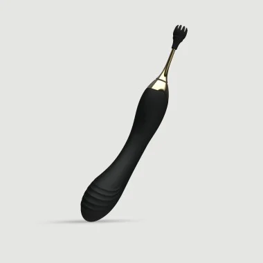 Clit Touch Pinpoint Silicone Clitoral Vibrator - Black