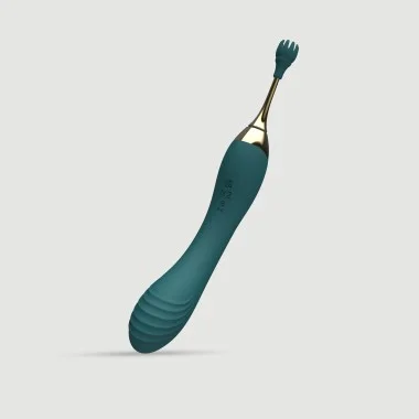 Clit Touch Pinpoint Silicone Clitoral Vibrator - Green