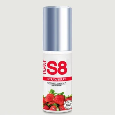 S8 Strawberry Flavored Water Based Lubricant - 50 ml