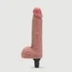 Silicone Realistic Vibrator For Sexopolis Sex Machines 19 cm - Flesh by Sexopolis