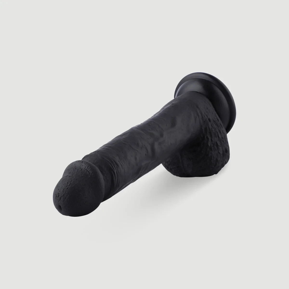 Hismith Sex Machines KlicLok Silicone Realistic Dildo 20 cm - Black by Sexopolis