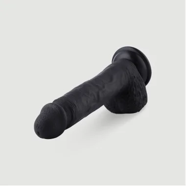 Hismith Sex Machines KlicLok Silicone Realistic Dildo 20 cm - Black