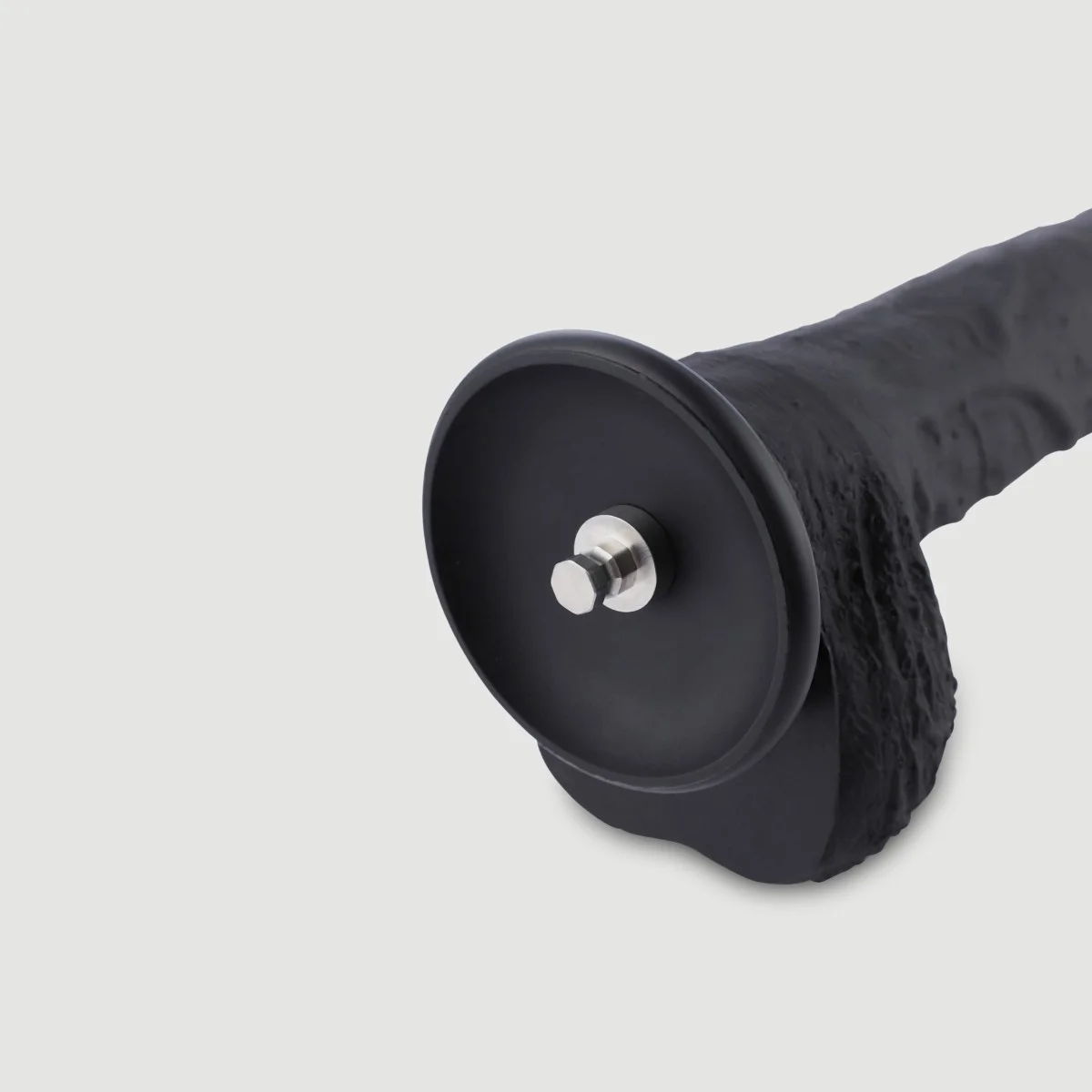 Hismith Sex Machines KlicLok Silicone Realistic Dildo 20 cm - Black by Sexopolis