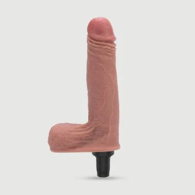 16 cm Realistic Silicone Vibrator For Sexopolis Sex Machines - Flesh