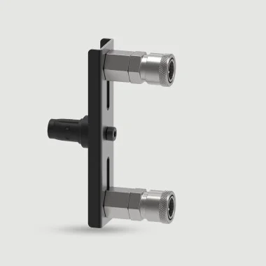 Dual Dildo Adapter For Sexopolis Sex Machines - Black