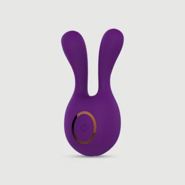 The Clit Tickler Silicone Tickling Clitoral Stimulator - Purple