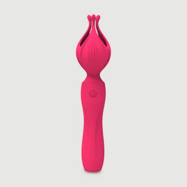 Flora Rose Clitoral Strong Vibrator - Pink