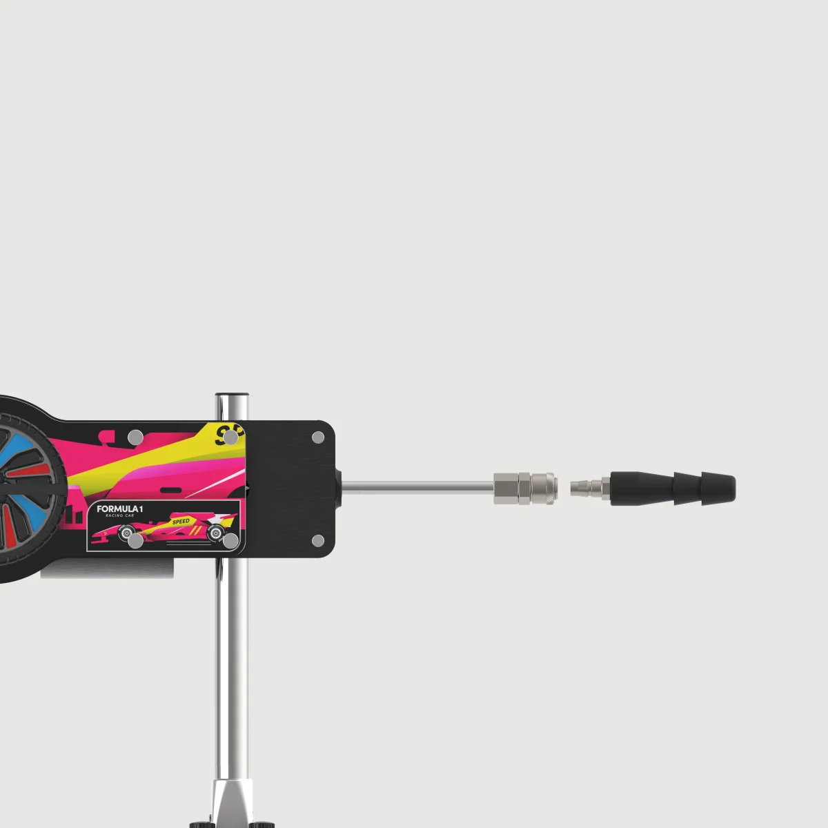 Double Trouble Premium Heating & Vibrating Multifunction Sex Machine - Black by Sexopolis