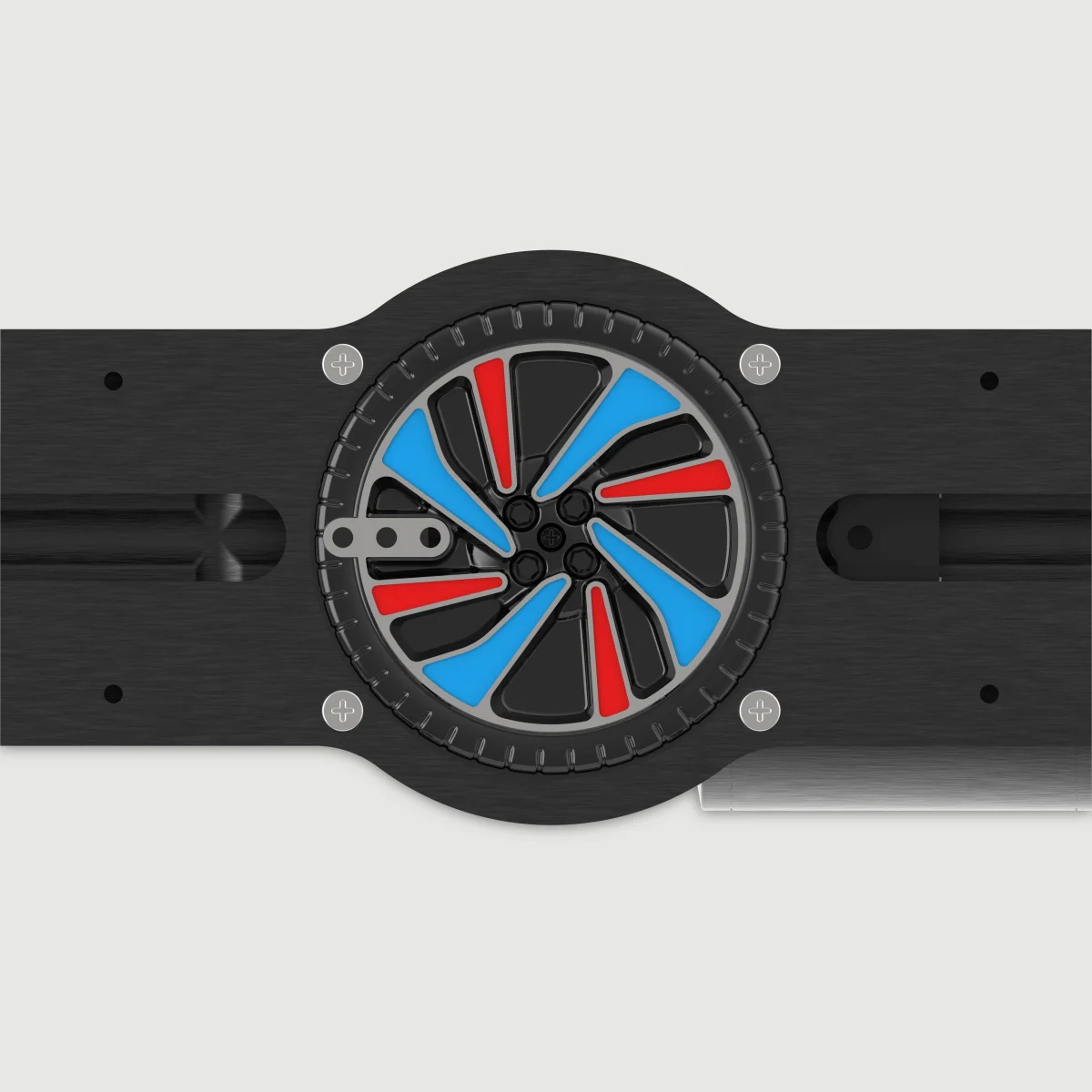 Double Trouble Premium Heating & Vibrating Multifunction Sex Machine - Black by Sexopolis